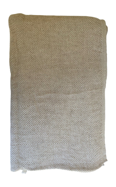 French Connection - Natural Throw (linen & cotton blend)