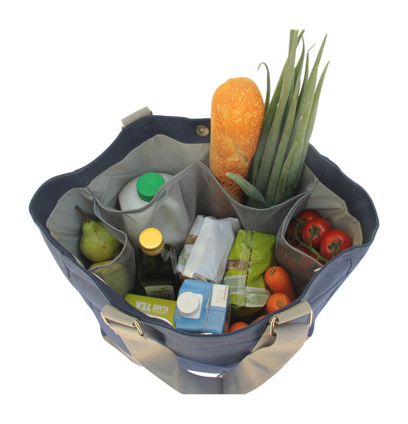 3 Reusable Foldable Shopping Bags and 1 Eco-Friendly Insulated Canvas Multipurpose Tote Bag / Picnic Bag / Reusable Shopping Bag / Farmers Market Bag / Beach Bag / Work Bag & more