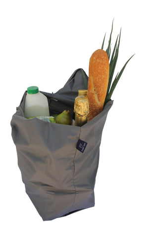 Eco-Friendly Reusable Foldable Shopping Bag / Tote Bag - Charcoal Grey