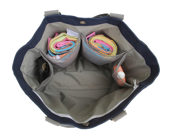 3 Reusable Foldable Shopping Bags and 1 Eco-Friendly Insulated Canvas Multipurpose Tote Bag / Picnic Bag / Reusable Shopping Bag / Farmers Market Bag / Beach Bag / Work Bag & more